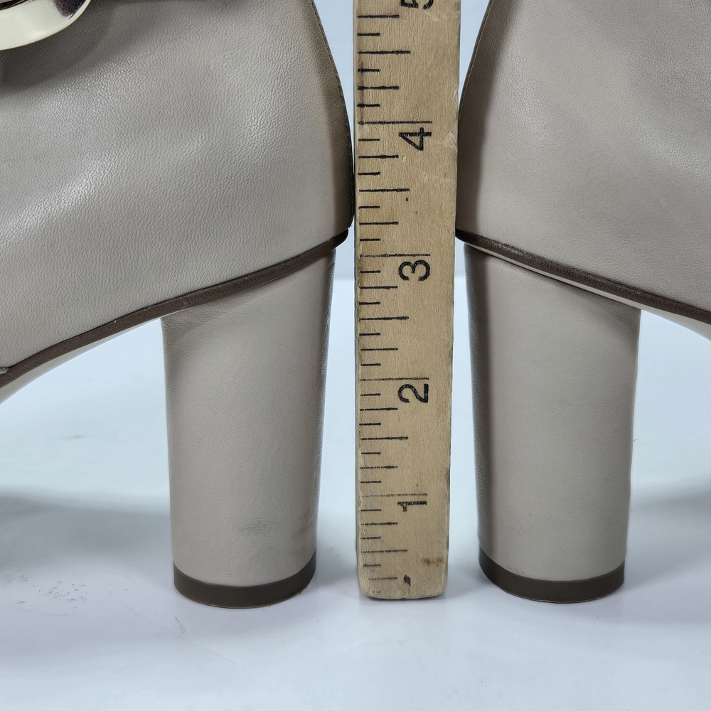 Marian Made In Spain Luxurious Soft Leather Beige Ankle Boots Size EU 37 US 6 - Picture 10 of 13